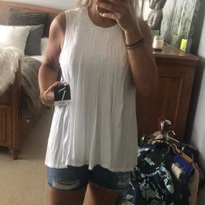 NWT. White tank. Super cute dresses up or down!